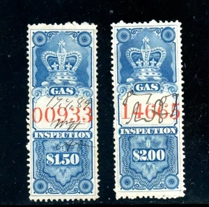 LOTE 30948 SELLOS DE INSPECCIÓN DE GAS USADOS FG4-FG5 CORONA CANADÁ - Imagen 1 de 2