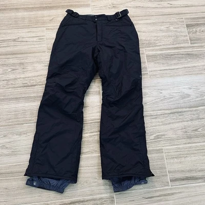 Pantalones de esquí Columbia para hombre negros de nailon omniescudo nieve invierno talla mediana (M) Foto 1 de 4