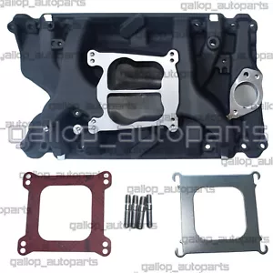 Intake Manifold For Holden 253-308 Commodore V8 Dual Plane 2194 with Gaskets - Picture 1 of 8
