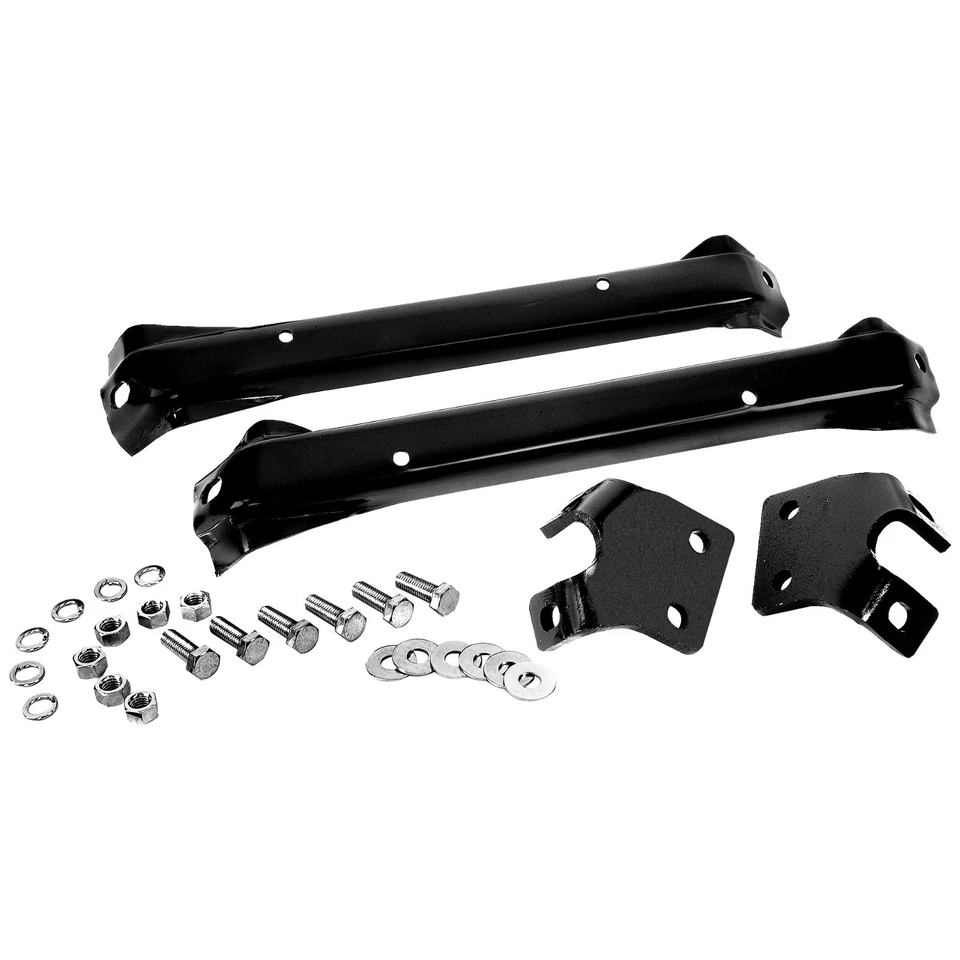 1958 1959 Chevy Pickup PU Truck Front Bumper Brackets Set 4 PCS w/Hardware Dii Foto 1 de 1