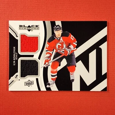 5-06-14 PWE-THICK 2013-14 black diamond jersey card star-ik ilya kovalchuk (229) - Image 1 of 2