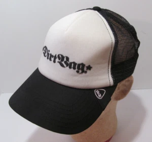 Concept One DIRT BAG Black & White Foam Mesh Snapback OSFM Cap Hat - Picture 1 of 6