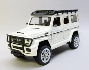 RC 1/24 Micro MERCEDES Benz G500 Brabus Metal Crawler Truck 4X4 *RTR* WHITE - Picture 1 of 12