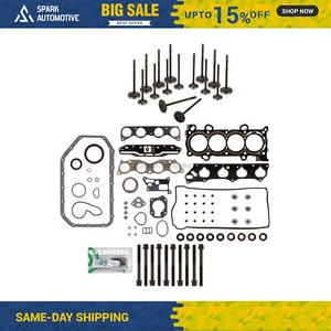 Full Gasket Set Intake Exhaust Valves Fit 03-06 Honda Accord 2.4L DOHC K24A4 - Picture 1 of 12