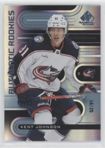 2022-23 SP Game Used Base True Rookie 180 Kent Johnson 52/91 RC - Foto 1 di 2