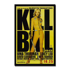 Kill Bill Classic Movie Silk Fabric Poster Canvas Art Print 12x18 24x36 inch