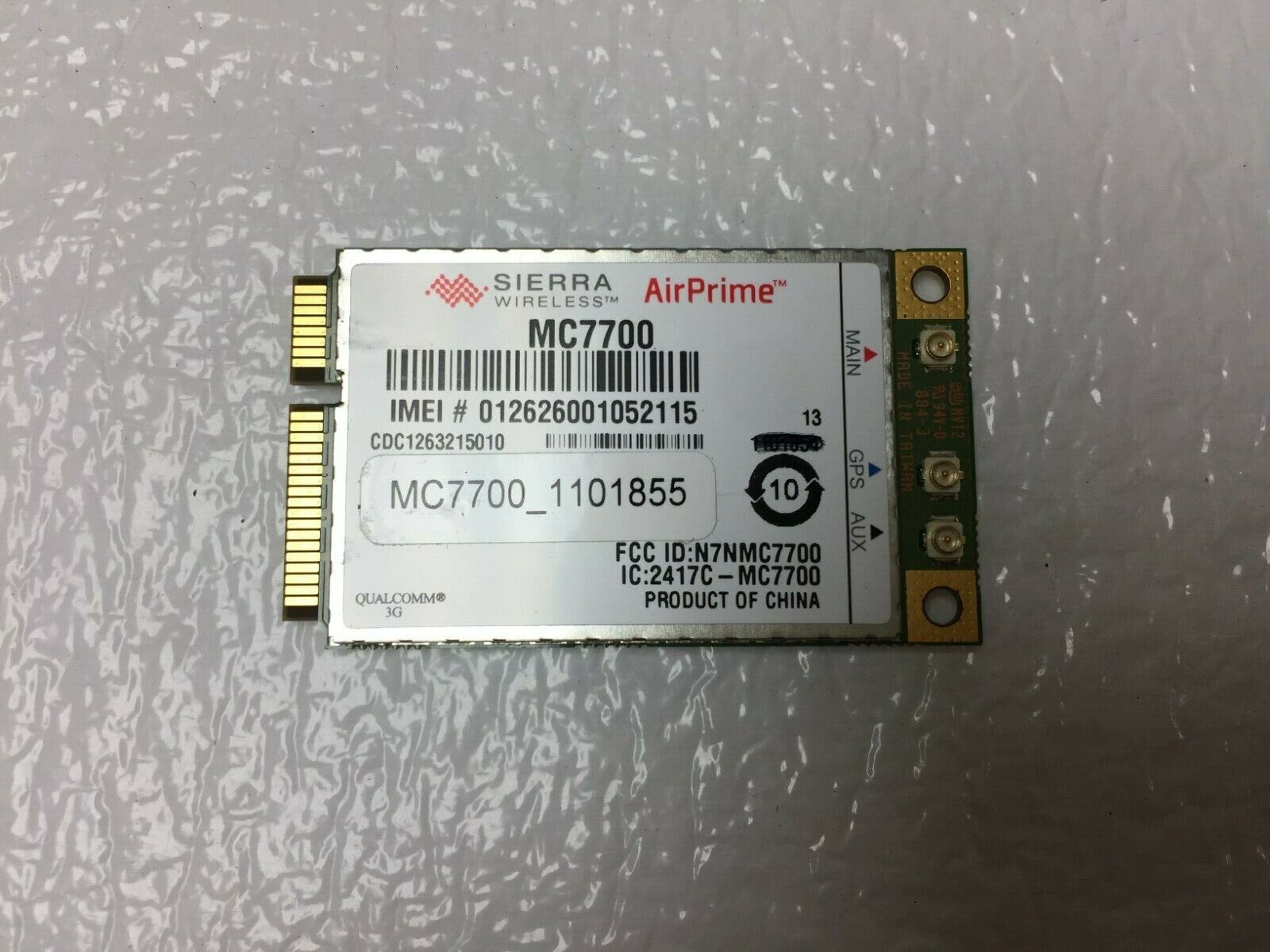 Sierra AirPrime MC7700 100Mbps HSPA+ 4G LTE 700MHz WWAN Module Card+GPS. Available Now for $8.00