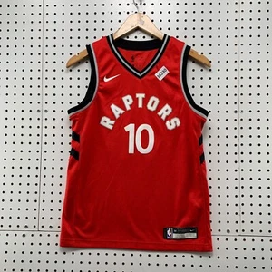 Toronto Raptors Nike Jersey Youth Medium 10/12 Red #10 DeROZAN 16.5x24.5 - Picture 1 of 12