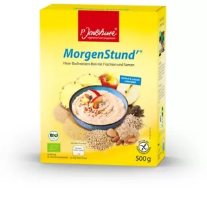 P. Jentschura MorgenStund 500g, Bio, Hirse-Buchweizen-Brei mit Früchten + Samen - Bild 1 von 2