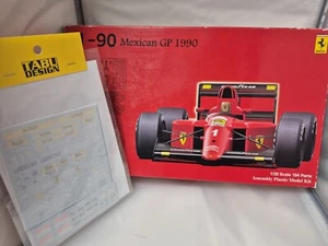 Fujimi 1/20 Ferrari 641/2 GP 1990 plastic model and external decal sticker set. - Picture 1 of 22