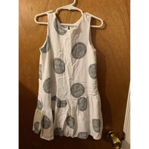 Calvin Klein Jeans Distressed Polka Dot Dress Size 6 Girls GUC K5 Y2K - Picture 1 of 7