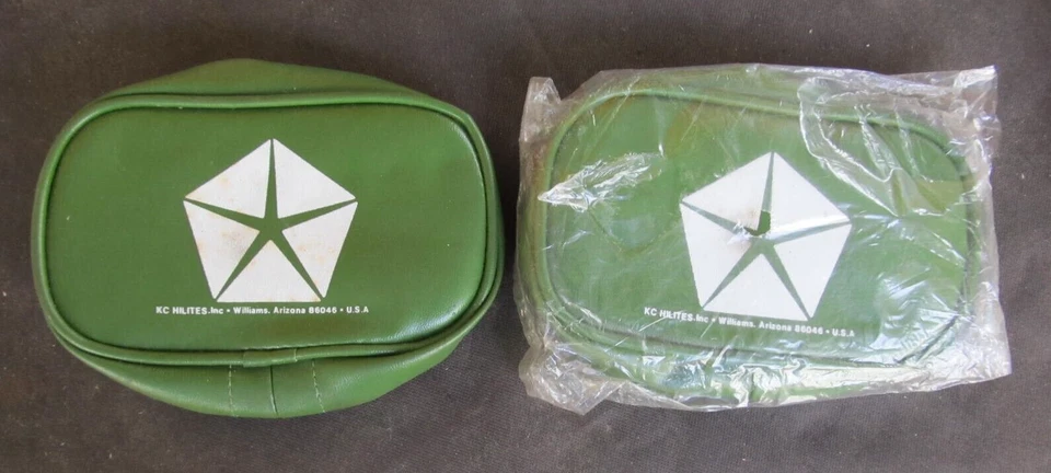 Nuevo de Lote Antiguo KC Hilites Rectángulo 4x6 Cubierta PAR Pentastar Dodge Plymouth Mopar Verde Foto 1 de 3