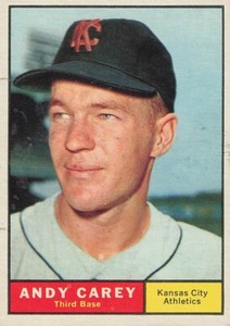 ANDY CAREY 1961 TOPPS BASEBALL #518