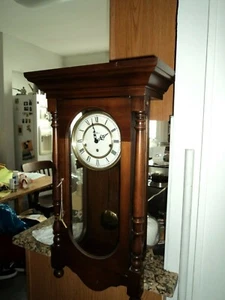 HOBARD MILLER CLOCK 612 432 FRANZ HERMLE MOV. 1051 020 MADE IN GERMANY - Picture 1 of 5