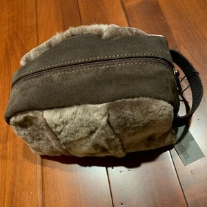 Nuevo Bolso Doble Bonfanti Borse Italiano Marrón Cuero/Gamuza, Piel de Oveja Aseo - Imagen 1 de 8