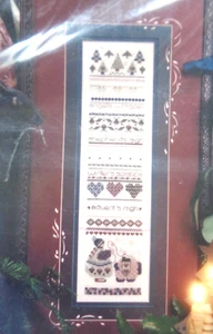 SHEPERDS BUSH COUNTED CROSS STITCH WINTERTIDE SAMPLER VINTAGE NIP KIT COMPLETE - Bild 1 von 5