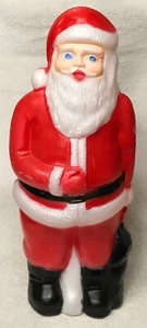 Molde soplado iluminado ojos azules de Papá Noel vintage productos Union 22" SIN LUZ - Imagen 1 de 5