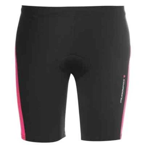 MuddyFox NWT Women's Black/Pink Padded Cycling Shorts, Size 10 - Picture 1 of 3