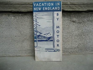 1934 Vacanze nel New England in Autobus Brochure - Foto 1 di 4
