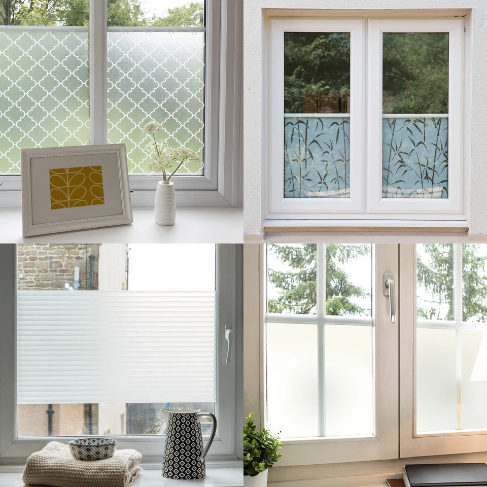 Fensterfolie Selbstklebend Sichtschutzfolie Folie Fenster Glasdekor blickdicht - Bild 1 von 1