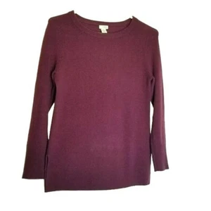 Halogen cashmere 100% cashmere size XS petite Maroon Great preloved condition - Picture 1 of 11