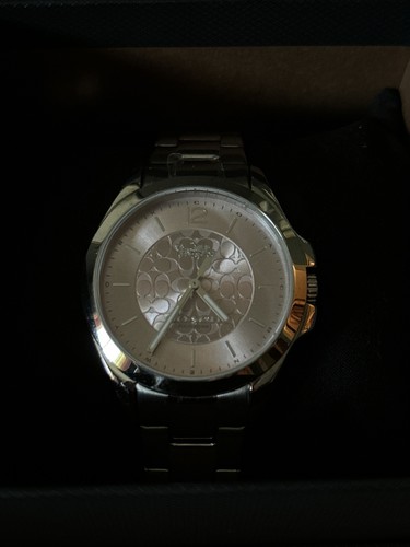 Orologio da donna Coach Libby Cassa in acciaio inossidabile rosa 26MM #C3624 SS WMN NWT