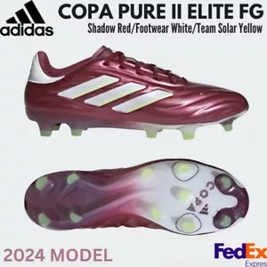 Scarpe da calcio Adidas COPA PURE II ELITE FG rosso ombra IE7486 2024 NUOVE!! - Foto 1 di 18