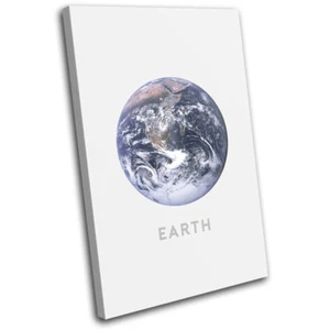 Planets Earth Modern Cosmos Space SINGLE LONA pared arte Foto impresion - Imagen 1 de 1