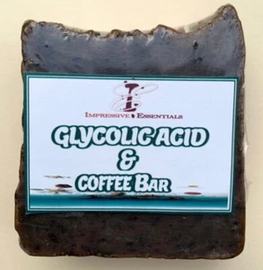 Glycolic Acid Bar Soap-Bumpy-Uneven Skin-Anti-Aging-Exfoliating-CollagenBoosting - Picture 1 of 1