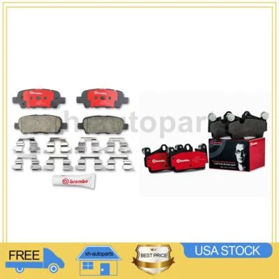 Fits 2003 2004 2005 INFINITI G35 2X Front Rear Brake Pads - Image 1 of 4