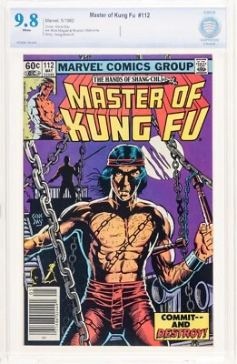 Master of Kung Fu #112 Newsstand (Marvel, 1982) CBCS NM/MT 9.8 White pages 🔥cgc - Image 1 of 4