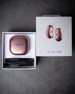 Samsung Galaxy Buds Live Mystic Bronze Bluetooth w/Noise Cancellation SM-R180 - Picture 1 of 6