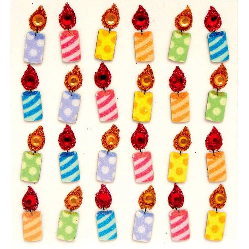 Birthday Candles Jolee's Mini Repeats Stickers E20876