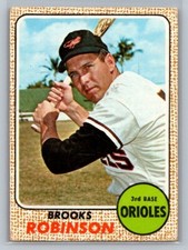 1968 Topps #20 Brooks Robinson HOF Baltimore Orioles