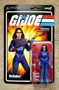 New Super 7 G.I. Joe Baroness ReAction Figure 3.75" Sealed - Picture 1 of 3