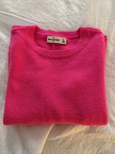 Abercrombie Pink Sweater Girls Medium - Picture 1 of 4