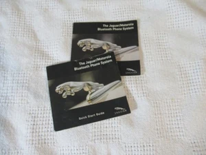 Lot of two Jaguar Brochure pamphets quick start guides for Motorola Bluetooth - Bild 1 von 4
