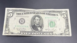 1950 $5 FRN Federal Reserve Note New York District VF Very Fine #274 - Picture 1 of 9