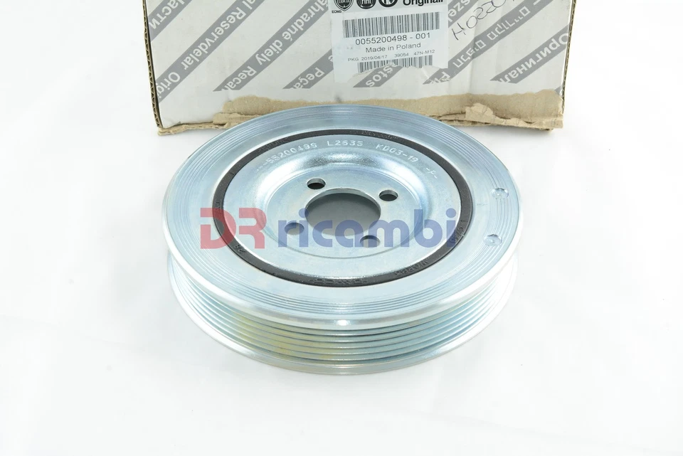 Poulie Arbre Moteur Fiat 500L Grande Punto Panda Alfa Mito Lancia - 55200498 - Photo 1/4