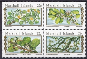 Marshallinseln 1985 Medizinische Pflanzen komplette Satz Postfr. - Imagen 1 de 1