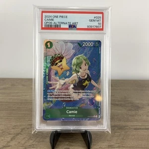 One Piece Wings Of The Captain ENGLISH Camie Alt Art OP06-025 PSA 10 GEM MINT - Bild 1 von 4