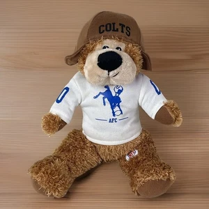 Indianapolis Colts Plüschbär Stofftier NFL Football Helm 00 Trikot 2010 - Bild 1 von 19