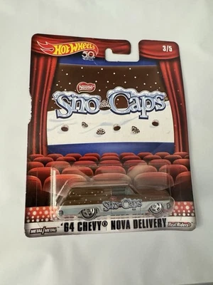 Hot Wheels 50th Anniversary Nestle '64 Chevy Nova доставка колпачки Candy 3/5 - Изображение 1 из 2