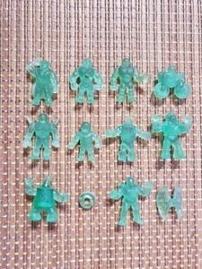Kinnikuman kinkeshi figure keshi Clear color Set 10 lot retro anime Japan m640 2 - Picture 1 of 18