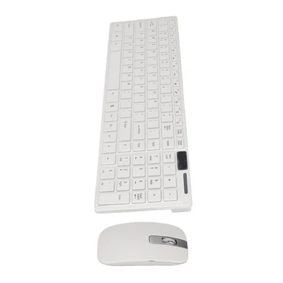 Wireless Keyboard Mouse Combo 2.4G Ultra Thin 1600dpi 78 Keys​ For Home Off OU - Image 1 of 4