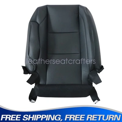 NEW For 2004-2010 Infiniti QX56 Front Driver Side Top Leather Seat Cover Black - Изображение 1 из 4