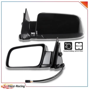 Par de espejos retrovisores exteriores eléctricos izquierda y derecha para Cadillac Chevrolet GMC - Imagen 1 de 7