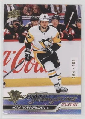 2023-24 Upper Deck Series 1 Young Guns Exclusives /100 Jonathan Gruden Rookie RC - Image 1 of 2