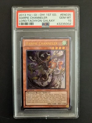 PSA 10 Harpie Channeler Ultimate Rare 1st Edition LTGY-EN035 Yugioh - Image 1 of 2