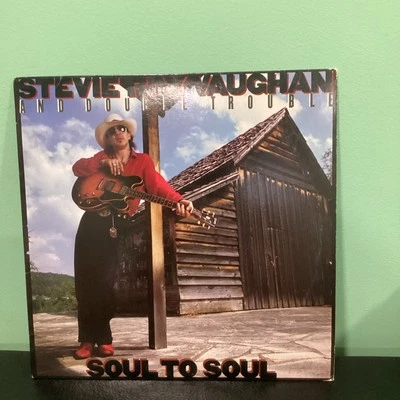 Stevie Ray Vaughan Soul to Soul Vintage Vinyl Lp 1985 Epic Record FE 40036  Foto 1 de 4